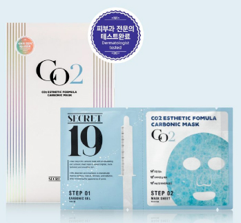 [ESTHETIC HOUSE] КАРБОКСИТЕРАПИЯ Маска-активатор SECRET19 CO2 Esthetic Formula Carbonic Mask, 1 шт