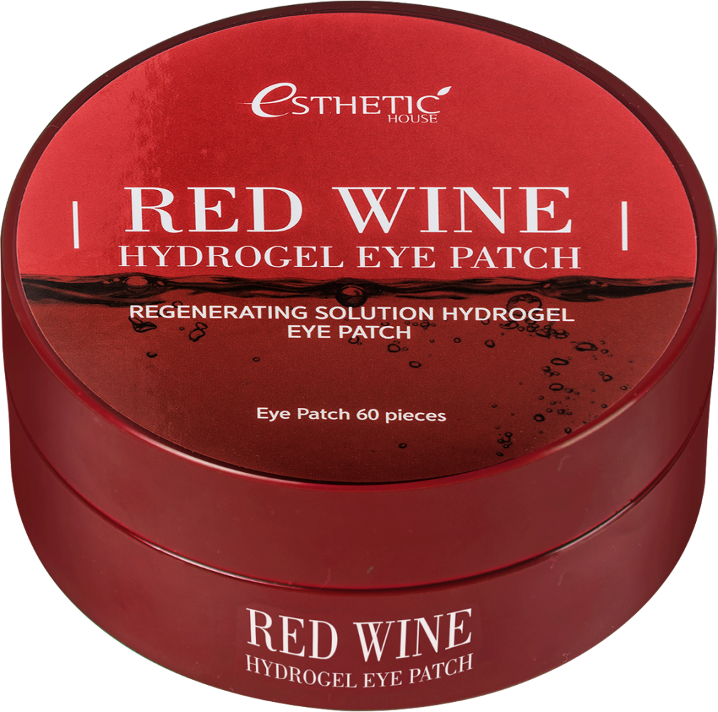 [ESTHETIC HOUSE] Гидрогелевые патчи для глаз КРАСНОЕ ВИНО Red Wine Hydrogel EyePatch, 60 шт