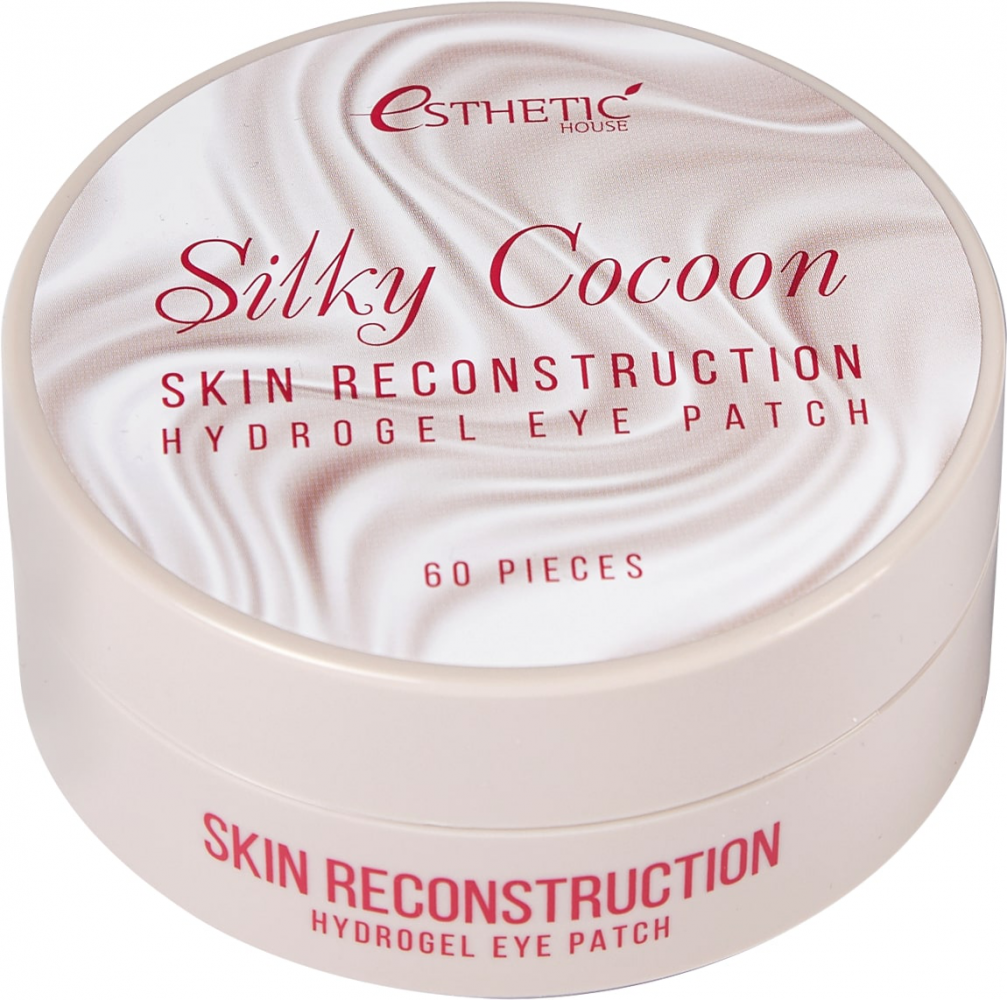 [ESTHETIC HOUSE] Гидрогелевые патчи для глаз ШЕЛК Silky Cocoon Hydrogel Eye Patch, 60 шт