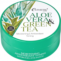 [ESTHETIC HOUSE] Гидрогелевые патчи для глаз АЛОЭ/ЗЕЛЕНЫЙ ЧАЙ Aloe Vera&Green Tea Hydrogel Eye Patch, 60 шт