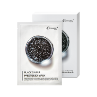 [ESTHETIC HOUSE] НАБОР Тканевая маска для лица ЧЕРНАЯ ИКРА Black Caviar Prestige EX Mask, 25 мл* 5шт